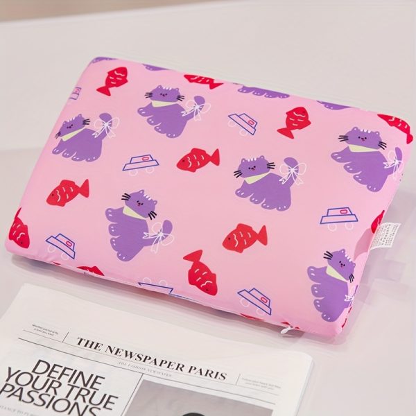 Summer Ice Fiber Fabric Mini Pillow, Soft Machine Washable Small Pillow Office Camping Travel Small Pillow Removable And Washable - Easy to Carry