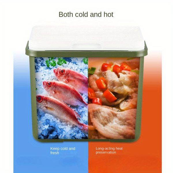 Outdoor Camping Insulated Cooler Box, Household Car-Mounted Outdoor Refrigerator, Hotu002FColdu002FFresh-Keeping Ice Bucket