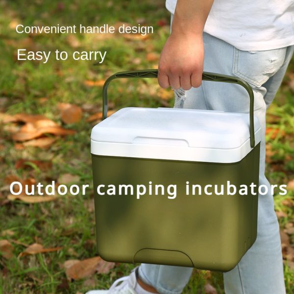 Outdoor Camping Insulated Cooler Box, Household Car-Mounted Outdoor Refrigerator, Hotu002FColdu002FFresh-Keeping Ice Bucket