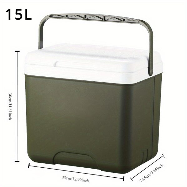 Outdoor Camping Insulated Cooler Box, Household Car-Mounted Outdoor Refrigerator, Hotu002FColdu002FFresh-Keeping Ice Bucket