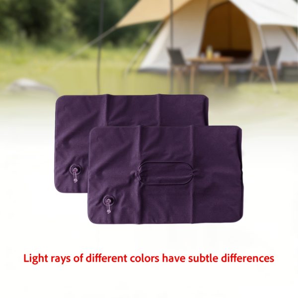 2pcs Inflatable Travel Pillows, Portable Ultra-Light Air Camping Pillow, with Neck And Lumbar Support, Washable Air Pillow, Suitable for Airplane, Car, Office Nap, Hiking, Backpacking, Multifunctional Travel Pillow, Suitable for Various Occasions