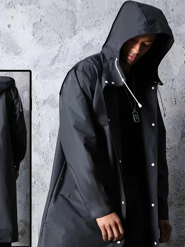 Lack Fashion Adult Long Raincoats for Both Women And Men, Suitable for Outdoor Activities Like Hiking, Travel, Fishing, And Climbing, with a Thickened Design