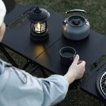 3pcs Portable Folding Camping Table | Lightweight Iron Picnic Table, Foldable Design Suitable for Outdoor Camping, Beach BBQ, Tailgate Parties, Hiking