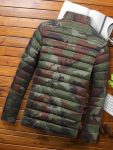 Men's Camouflage Casual Sport Jacket, Featuring a Small Stand-up Collar Design - a Classic and Versatile Windbreaker with Zippered Pockets for Easy Carrying and Storage. This Loose-fitting Warm Jacket Offers a Regular Fit, Ideal for Casual Outdoor