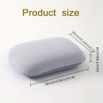 Nap Pillow Office Nap Pillow Plush Pillow Cushion Office Sofa Nap Outdoor Camping Pillow Memory Foam Slow Rebound Neck Support Sleeping Pillow Camping Tent Portable Pillow Nap Travel Pillow Jacket Removable Washable