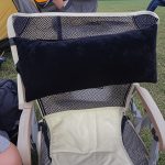 Outdoor Camping Pillow, Backrest Pillow, Rest Pillow, Short Plush Pillowcase, Portable Nap Pillow with Inner Filling, Suitable for Camping Use, Black, with Elastic Fastening Cord
