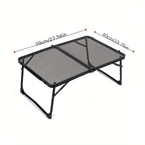 Portable outdoor small iron table