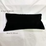 Outdoor Camping Pillow, Backrest Pillow, Rest Pillow, Short Plush Pillowcase, Portable Nap Pillow with Inner Filling, Suitable for Camping Use, Black, with Elastic Fastening Cord