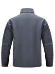 Men's Tactical Fleece-Lined Sweatshirt - Breathable, Warm Pullover with Side Zipper Pockets for Hunting & Outdoor Activities, Perfect for Fallu002FWinter, Spring & Autumn, Regular Fit, Sporty Style, Outdoor Activity, Crew Neck, Long Sleeve