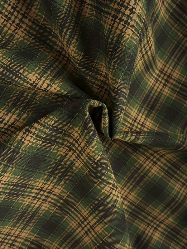 Men's American Size Autumnu002FWinter Fleece-Lined Warm Plaid Jacket, Hunting