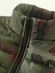 Men's Camouflage Casual Sport Jacket, Featuring a Small Stand-up Collar Design - a Classic and Versatile Windbreaker with Zippered Pockets for Easy Carrying and Storage. This Loose-fitting Warm Jacket Offers a Regular Fit, Ideal for Casual Outdoor