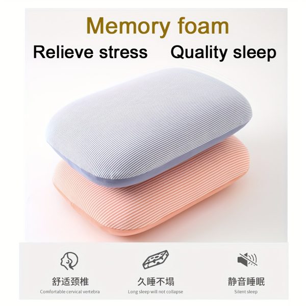 Nap Pillow Office Nap Pillow Plush Pillow Cushion Office Sofa Nap Outdoor Camping Pillow Memory Foam Slow Rebound Neck Support Sleeping Pillow Camping Tent Portable Pillow Nap Travel Pillow Jacket Removable Washable