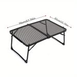 Portable outdoor small iron table