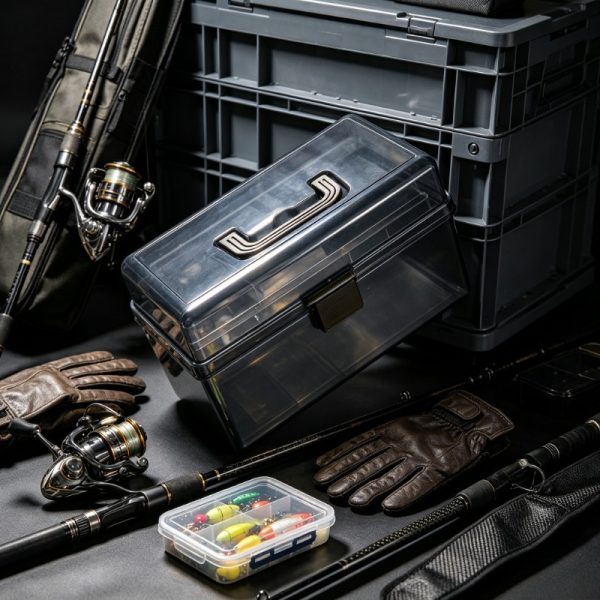 2027 New Upgraded Thickened Style Outdoor Multi-Purpose Camping Storage Box Fishing Box Three-Layer Foldable Storage Box Medicine Box Art Tool Box Cosmetic Box Emergency Storage Box Fishing Gear Box
