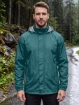 Men'S Rain Jacket Raincoat Windbreaker Running Waterproof Lightweight Packable with Hood Travel Hiking Cycling, Autumn Transitional Layers, Hunting