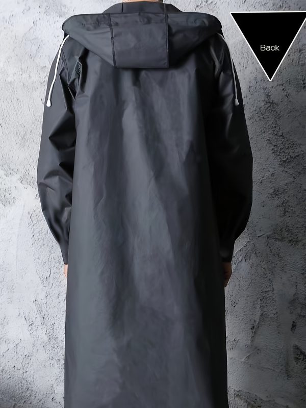 Lack Fashion Adult Long Raincoats for Both Women And Men, Suitable for Outdoor Activities Like Hiking, Travel, Fishing, And Climbing, with a Thickened Design