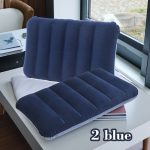 2pcs Inflatable Camping Pillow Set, Adult Quick-Dry PVC Square Design, Portable Outdoor Sleeping Pillow, Suitable for Hiking, Backpacking, And Air Travel