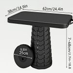 Portable Foldable Camping Table And Chair 2-In-1, Lightweight Retractable Design, Suitable for Picnics, Barbecues, Beaches, And Travel