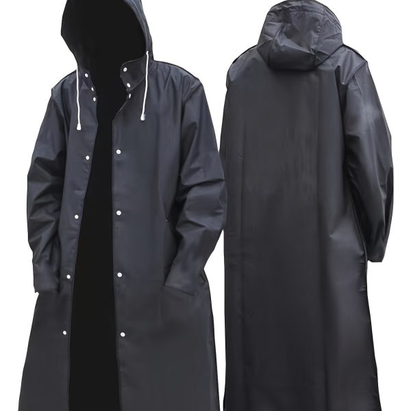 Lack Fashion Adult Long Raincoats for Both Women And Men, Suitable for Outdoor Activities Like Hiking, Travel, Fishing, And Climbing, with a Thickened Design
