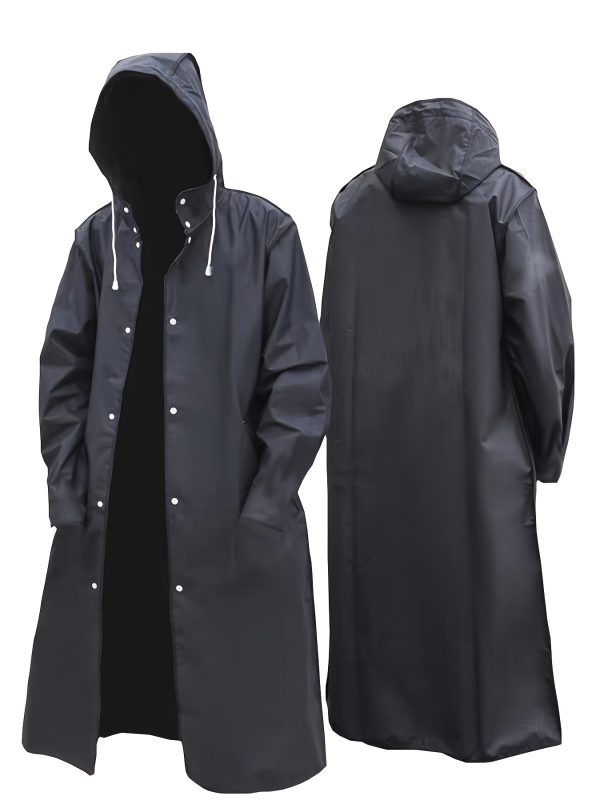 Lack Fashion Adult Long Raincoats for Both Women And Men, Suitable for Outdoor Activities Like Hiking, Travel, Fishing, And Climbing, with a Thickened Design