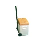 Commercial Insulated Cooler Box for Outdoor Camping, Vehicle Use, and Sea Fishing, Large Capacity Ice Chest with Wheels and Pull Handles