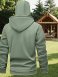 Men's New Full-Zip Windproof Jacket with Face Mask, Balaclava, and Double-Layer Hood Design. Suitable for Cycling, Outdoor Climbing, Skiing, and Casual Wear. Zip-Up Hoodie