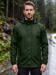 Men'S Rain Jacket Raincoat Windbreaker Running Waterproof Lightweight Packable with Hood Travel Hiking Cycling, Autumn Transitional Layers, Hunting