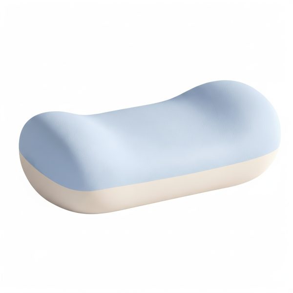 1pc Cooling Memory Pillow, Polyurethane Filling, Medium Soft Slow Rebound, Ergonomic Face-Down Sleeping Pillow, No Numb Arm Design, Multifunctional Lumbar Support Pad for Back And Waist, Portable Travel Pillow, RV Bedding