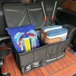 A Collapsible Trunk Storage Box with Dual Compartments - a Durable, Foldable Storage Solution That Allows for Easy Access And Maximum Organization - Perfect for Outdoor Camping And Everyday Use, a Shoe Storage Box for The Trunk