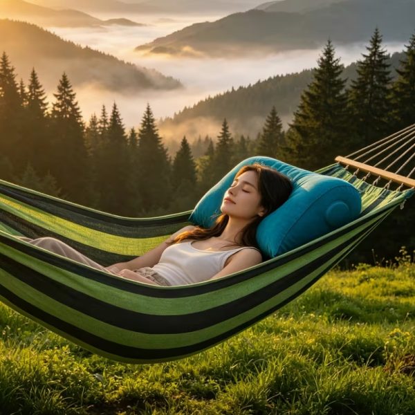 1pcu002F2pcs Thicker And Larger Portable Air Pillows with Press-To-Inflate Design. Multi-Functional Triangular Shape with Adjustable Support Position, Providing Back Support And Head Elevation. Suitable for Bed, Travel, And Camping