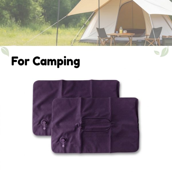 2pcs Inflatable Travel Pillows, Portable Ultra-Light Air Camping Pillow, with Neck And Lumbar Support, Washable Air Pillow, Suitable for Airplane, Car, Office Nap, Hiking, Backpacking, Multifunctional Travel Pillow, Suitable for Various Occasions