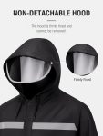 Long Hooded Raincoat High Quality Emergency Rain Jacket Poncho for Men Adults-Durable PVC Material,Hiking, Cycling, Fishing & Outdoor Activities,Suitable for 4 Seasons