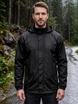 Men'S Rain Jacket Raincoat Windbreaker Running Waterproof Lightweight Packable with Hood Travel Hiking Cycling, Autumn Transitional Layers, Hunting