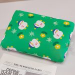 Summer Ice Fiber Fabric Mini Pillow, Soft Machine Washable Small Pillow Office Camping Travel Small Pillow Removable And Washable - Easy to Carry