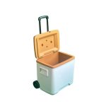 Commercial Insulated Cooler Box for Outdoor Camping, Vehicle Use, and Sea Fishing, Large Capacity Ice Chest with Wheels and Pull Handles