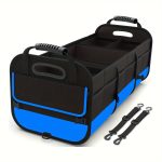 1 Foldable Car Organizer Box, SUV Vehicle Storage Box, Large Capacity Car Organizer, Outdoor Camping Picnic Storage Box