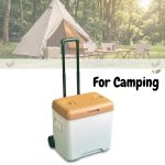 Commercial Insulated Cooler Box for Outdoor Camping, Vehicle Use, and Sea Fishing, Large Capacity Ice Chest with Wheels and Pull Handles