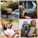 Portable Inflatable Pillow - Outdoor Camping, Portable Detachable Travel Nap, Train and Airplane Sleeping Lumbar Cushion Pillow - Suitable for Different Ages