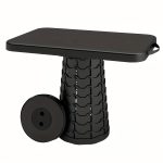Portable Foldable Camping Table And Chair 2-In-1, Lightweight Retractable Design, Suitable for Picnics, Barbecues, Beaches, And Travel