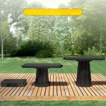 Portable Foldable Camping Table And Chair 2-In-1, Lightweight Retractable Design, Suitable for Picnics, Barbecues, Beaches, And Travel