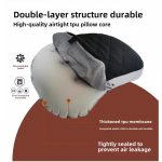 Portable Inflatable Pillow - Outdoor Camping, Portable Detachable Travel Nap, Train and Airplane Sleeping Lumbar Cushion Pillow - Suitable for Different Ages